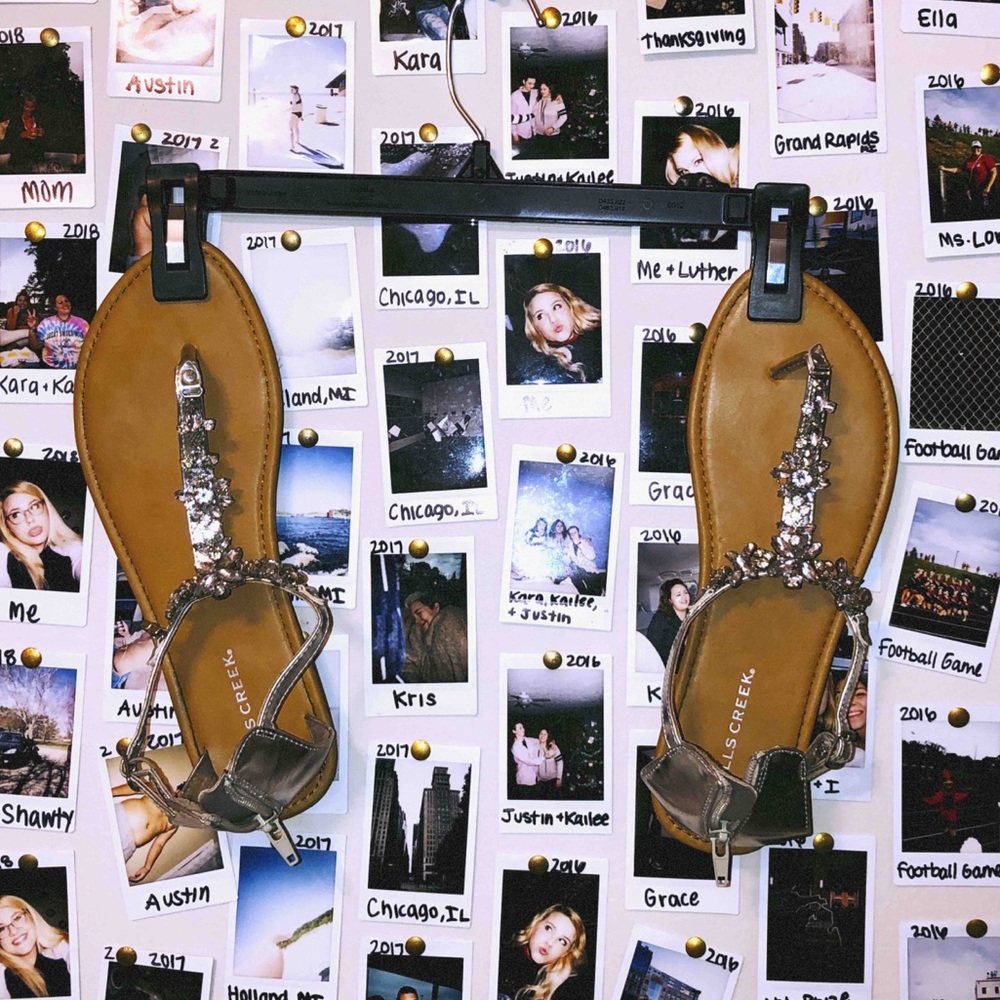 Crystal sandals